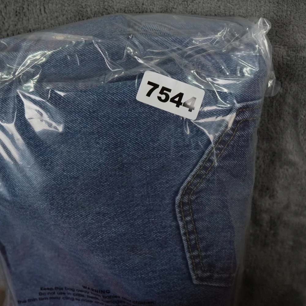 Levis‎ 505 Regular Fit Jeans Mens 42x32 Blue Straight Leg Denim